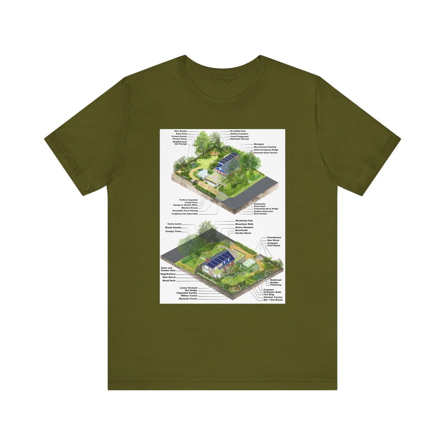 Demonstration Garden Unisex Jersey Short Sleeve Tee