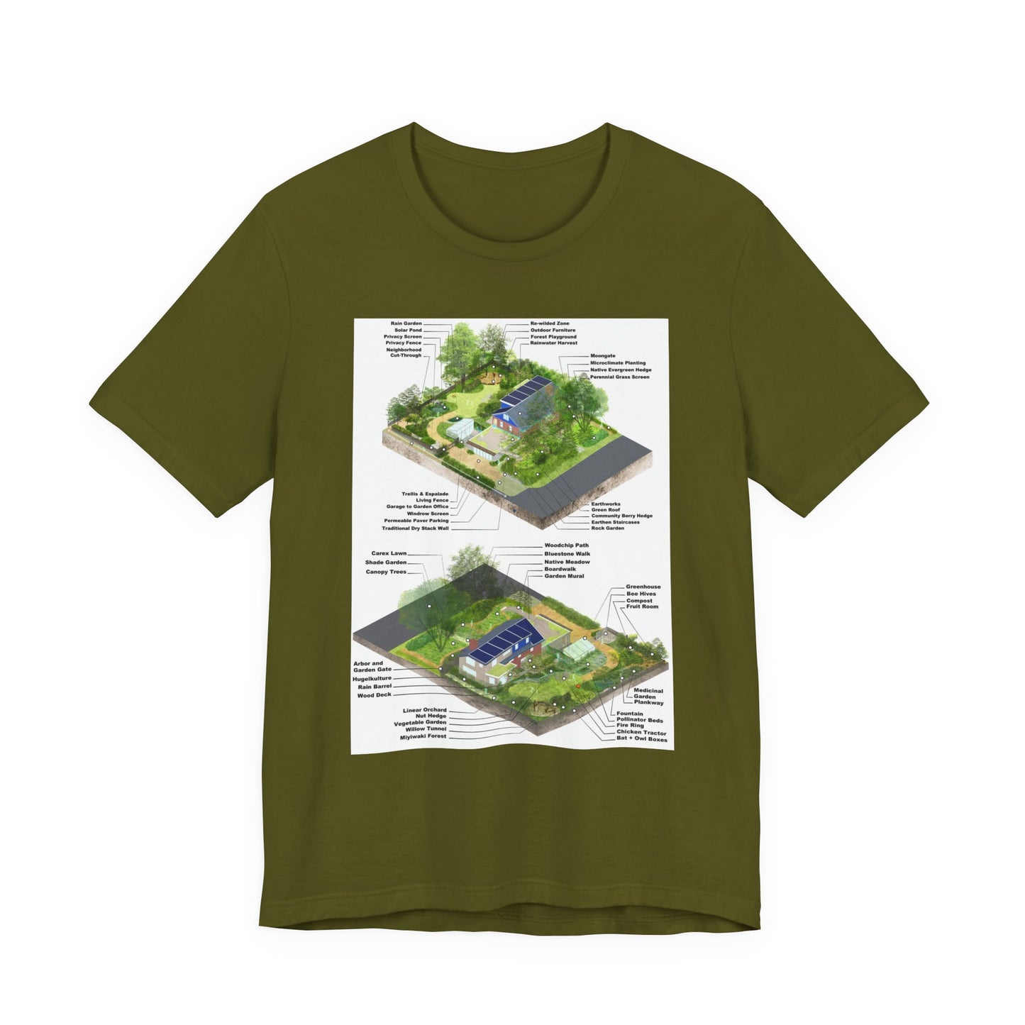 Demonstration Garden Unisex Jersey Short Sleeve Tee