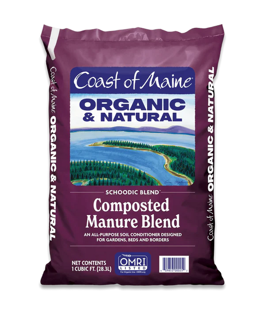 Compost - Coast of Maine Organic Composted Manure Blend